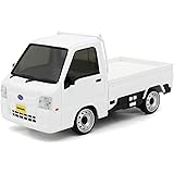 キョウショウエッグ ファーストミニッツ 1/28スケールRC 軽トラ スバルサンバー (6代目) ホワイト 66607 男子用