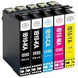 エプソン用 IB10CL4A + IB10KAインクカートリッジ互換4色5本セット対応機種Epson EW-M530Fプリンタ残量表示機能IB10KA*2 IB10CA IB10MA IB10YA