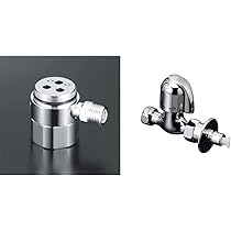 Amazon | KVK 混合栓用分岐金具 ZK5011PN & 分岐止水栓 K19GSTU