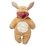 ロンパース カバーオール ベビー服 赤ちゃん 男女兼用 コスチューム 0ヶ月-18ヶ月 冬 長袖 出産祝い プレゼント hibote No.4 73cm/6ヶ月-12ヶ月