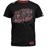 NBA Unk Los Angeles ClippersレンガバスケットボールブラックTシャツ( M )
