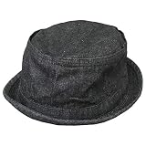 (シュガーケーン) SUGAR CANE 10oz. デニム ポークパイハット SC02466 (7 1/4(M), 119(ブラック))