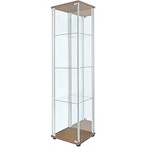 コレクションケース  飾り棚  4段 120cm  背面ミラー   ホワイト Amazon.co.jp: コレクションケース フィギュアケース 4段 高さ