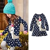 DIAMONDO幼児用ベビー女の子子供用秋服長袖パーティー鹿トップスTシャツ