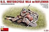 ミニアート(Miniart) 1/35 アメリカ軍バイクWLAライフルマン付 プラモデル