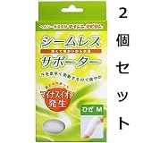 オールシーズン快適な　シームレスサポーター　ひざ用　Ｍサイズ　１枚入　２個セット
