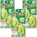 消臭力 ゴミ箱用 [まとめ買い] シトラスミント 2個入×3個 ゴミ箱の消臭力 両用タイプ (貼る 吊るす) ゴミ箱 消臭剤 消臭 芳香剤 生ごみ