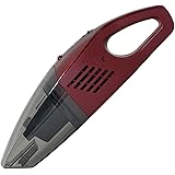 [山善] ハンディクリーナー 掃除機 Wet&Dry (ウェット/ドライ) コードレス (ブラシノズル/隙間ノズル付) 紙パック不要 充電式 軽量 レッド ZHG-NW48(R)