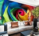 Sproud 美しいバラのデザインスタイル 3 D 壁紙カラフルなローズパターン Papel De Parede 最新壁紙 400 Cmx 280 Cm