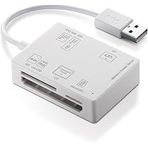 STORES カードリーダー ホワイト USBケーブル付き Type-C USB2.0マルチカードリーダー ホワイト | USB2.0 Type-C接続