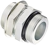 Eaton Weatherhead C5314X20X20 Carbon Steel Straight Thread O-Ring Adapter, Union, 1-1/4 O-Ring Boss 