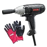 リョービ(RYOBI) インパクトレンチ ソケット差込口12.7mm IW-2000F オリジナルワークグローブセット 4989755