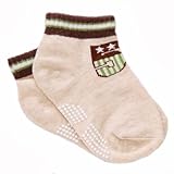 1Pスニーカー丈ソックス57　チャ　9-12cm