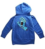 （サンタクルーズ）Santa Cruz Skateboards 赤ちゃん ベビー パーカー Zipフード Baby Screaming Hand INFANT Zip Hoody 12 Months 
