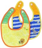 Solby ふっくらタオルビブセット/しまシマウマとくるくるヒツジ 【スタイ】BBSB103200