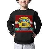Pinono スクールバス 通学バス 通学用子供服 キッズ セーター 長袖 新作 子ども セーター ニット　コットン 男の子 トップス 子供 カジュアル ニット 丸首 快適 入園式 発表会 通学