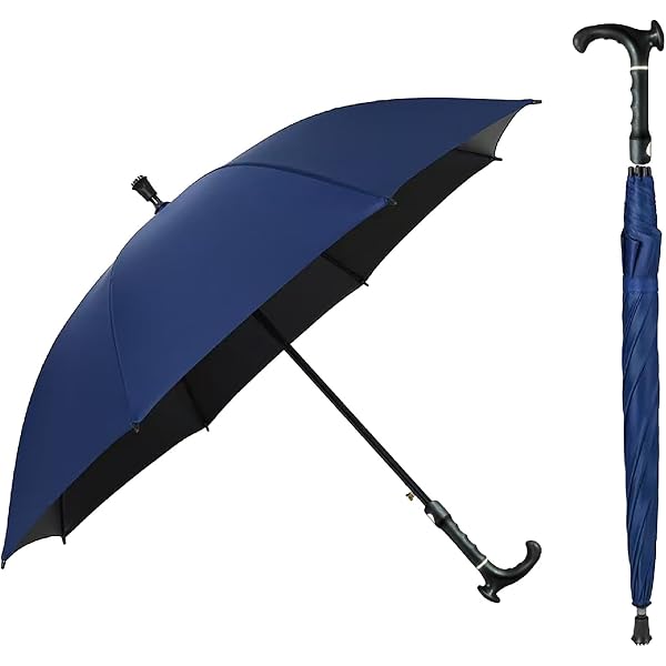Amazon.co.jp: 杖傘 杖の全長75cm 適応身長145～155cm 雨