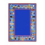 Joy Carpets Kid Essentials Early Childhood Children of Many Cultures Rug Multicolored 7'8 x 10'9 [並行