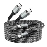 aceyoon USB C ケーブル 3M 2本 Type C ストレート 長い ケーブル 充電コード PD 最大100W 急速充電 タイプC 3メートル 480Mbps データ同期 CtoC オス-オス for iPhone16 シリーズ for Galaxy USB-C スマホ/タブレット/ノートPC対応 USB Type C Cable
