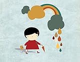 Oopsy daisy Singing In The Rain Canvas Wall Art by Yael Frankel, 18 by 14-Inch [並行輸入品]