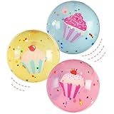 カップケーキ・キラキラ スーパーボール（6個入り）子どもたちのアクティビティに