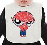 Spidercups ネクタイを有する有機ビブ Medium