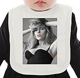 Scarlett Johansson Sexy ネクタイを有する有機ビブ Medium