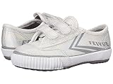 [フェイユエ] Feiyue Kids ガールズ Fe Lo Glitter EC (Toddler) スニーカー Silver 10 Toddler - M [並行輸入品]