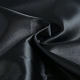 東レラルサテン 生地 巾92cm×1m切売カット黒 A8000-200-1M ハロウィンコスプレ材料 ポリエステル全35色 手芸・ハンドメイド用品