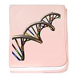 CafePress – DNA molecule – -スーパーソフトベビー毛布、新生児おくるみ ピンク 07932149596832E