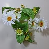 デージーリース　W0109　造花　アレンジフラワー　アートフラワー　シルクフラワー　ブーケリース　花束　玄関　春