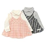 Lily ivory(リリー アイボリー) チュニック (80～130cm) キムラタンの子供服 (71156x71456-164) チャコール 100