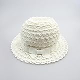 (ピーキー)Peigee ベビー用ハット つば広 ちょう結び 可愛い フィッシャーマンハット 赤ちゃんキャップ アウトドアハット 軽いキッズ帽子 子供サンバイザー 女の子 紫外線 UVカット 日よけ止