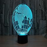 cyndie　小夜灯 センサーナイトライト スケルトン型　3D 予備灯 足元灯 七彩小夜灯 Small night light フットライトUSB充電　経済的 LED ナイトライト　夜間照明クリエイテ