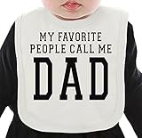 My Favourite People Call Me Dad Slogan ネクタイを有する有機ビブ Medium