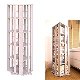 回転コミックラック　5段　ホワイト色