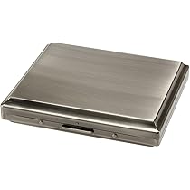 ア*ラ様 銀製シガレットケース シガレットケース コスモス アラベスク ロング 9本 シルバー タバコ