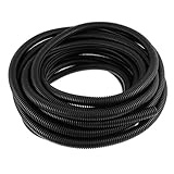 XDiscount　コルゲートチューブ　プラスチック　250g　ブラック　20mm　16mm