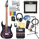 Ibanez アイバニーズ GRX70QA TVT エレキギター 初心者 入門 18点セット 【ZOOM G1Four マルチエフェクター付】