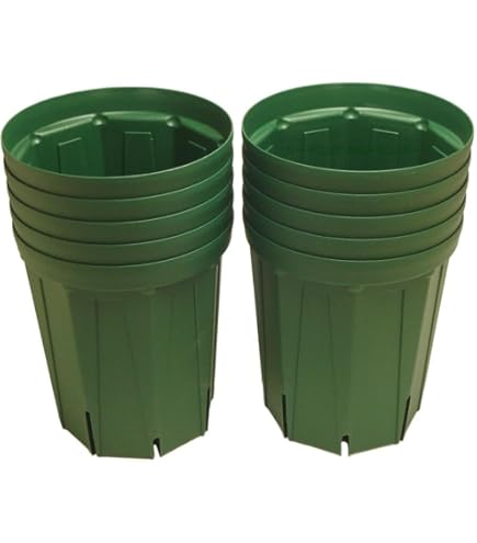 Amazon | 兼弥産業 スリット鉢ロング CSM-240L モスグリーン | 鉢