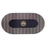 Triton ポータブルポーカーテーブルマット 10プレーヤー – マルチスパンデックス生地 ゴム ポータブルポーカーゲームマット ジッパー式オックスフォード生地のキャリーバッグ付き – 長さ80インチ x 幅38インチ