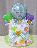 出産祝いギフト　タオルケーキ「Baby Boy」男の子用