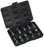 TruePower Triple Square Spline Bit Socket Set, Metric, 10-Piece by TruePower