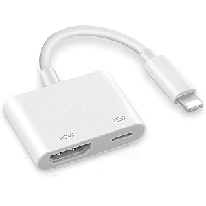 iPhone HDMI 変換 ケーブル ユーチューブをテレビで見る Lightning avアダプタ Lightning…