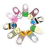 Marca West 5 Pairs Baby Anti Slip Skid Cartoon Boat Socks Cotton Kid Infant Floor Socks by Marca wes