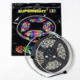 SUPERNIGHT (TM) IP65 Waterproof 5M/16.4 Ft RGB SMD 3528 LED Color Changing 300 LED Flexible Strip Li