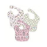 Bumkinsスーパービブ3パック (Hippychick) (x 4) - Hippychick Bumkins Super Bib 3pk (Pack of 4) [並行輸入品]