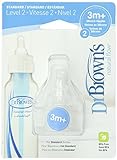 Dr. Brown`s 3 Pack Natural Flow Level 2 Standard Nipple - 6 Nipples by Dr. Brown's [並行輸入品]