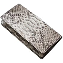 【匿名送料込み★新品】パイソン　錦蛇革　日本製　無双モデル　バックカット　折財布 Amazon | 錦蛇無双 パイソン革 長財布 バックカットモデル 小銭入れ