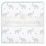 スワドルデザインズ SwaddleDesigns 究極のおくるみ エレファント&チッキー 掛布団 敷布団 ブランケット 毛布 SD-404 保温 秋冬 エイデンアンドアネイをお探しの方にも アルティメ